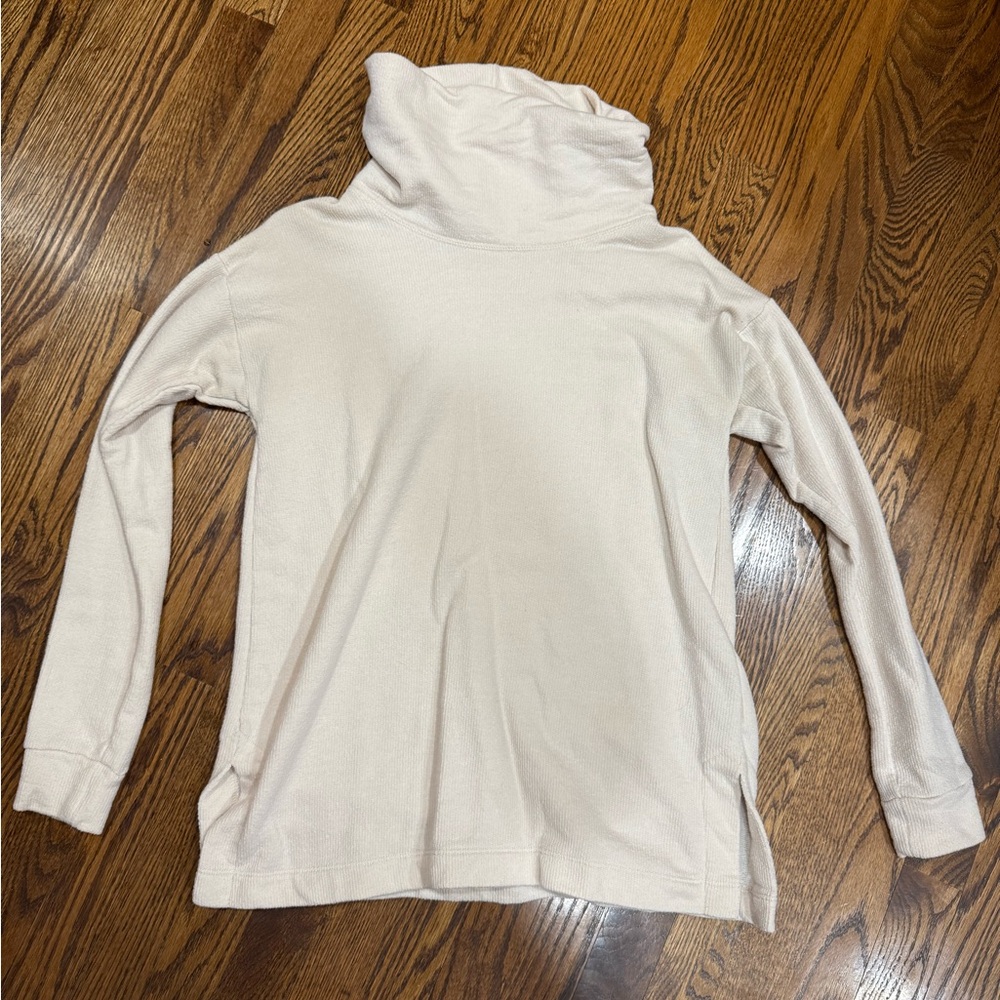 J. Crew Soft Cream Cowl Neck Sweater